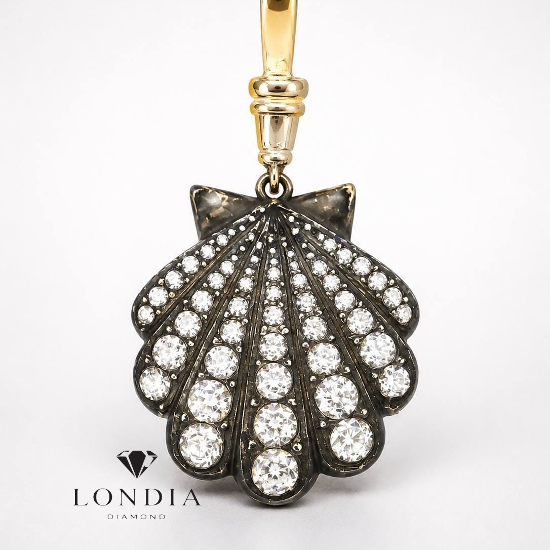 1.60 Carat Natural Diamond Charm Necklace