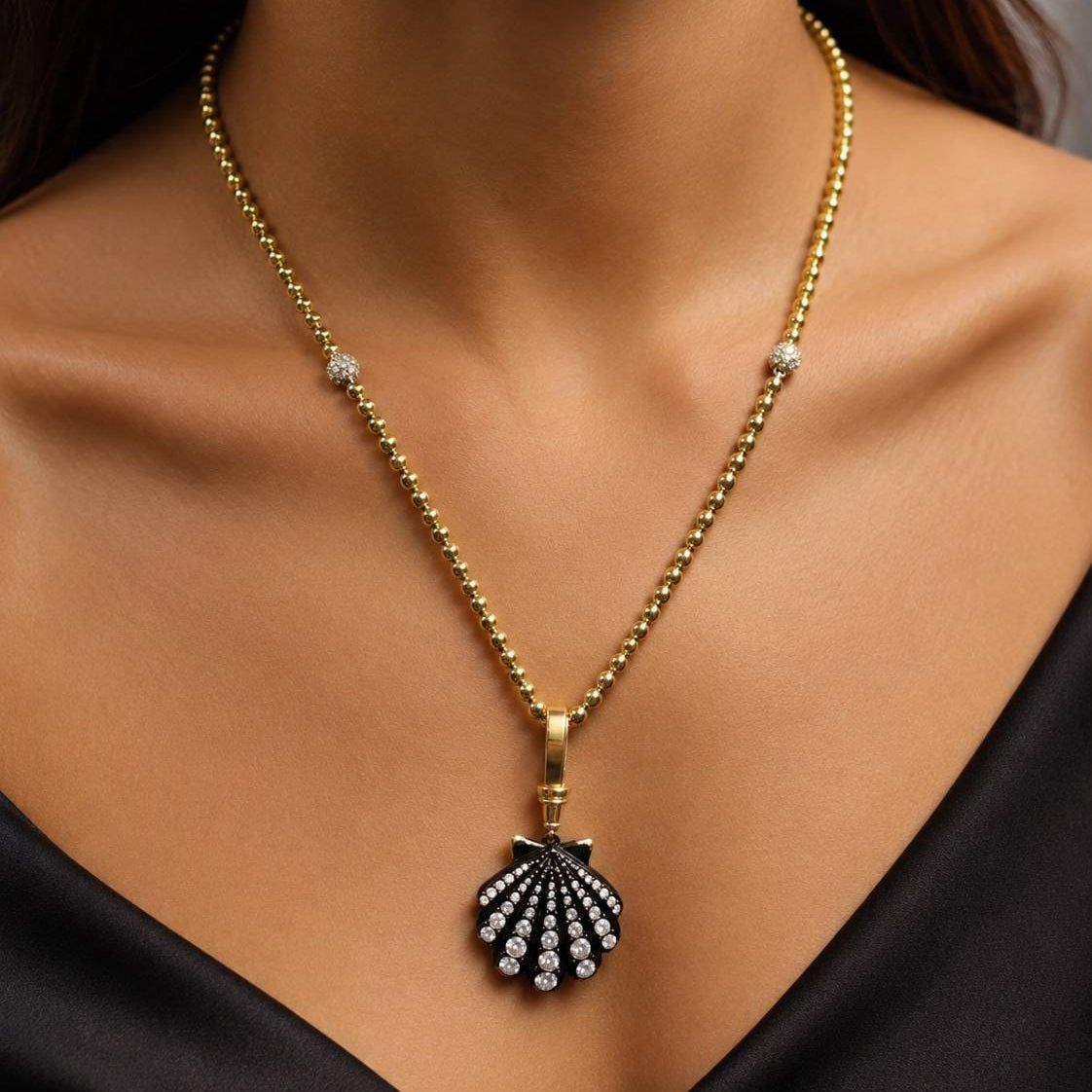 1.60 Carat Natural Diamond Charm Necklace