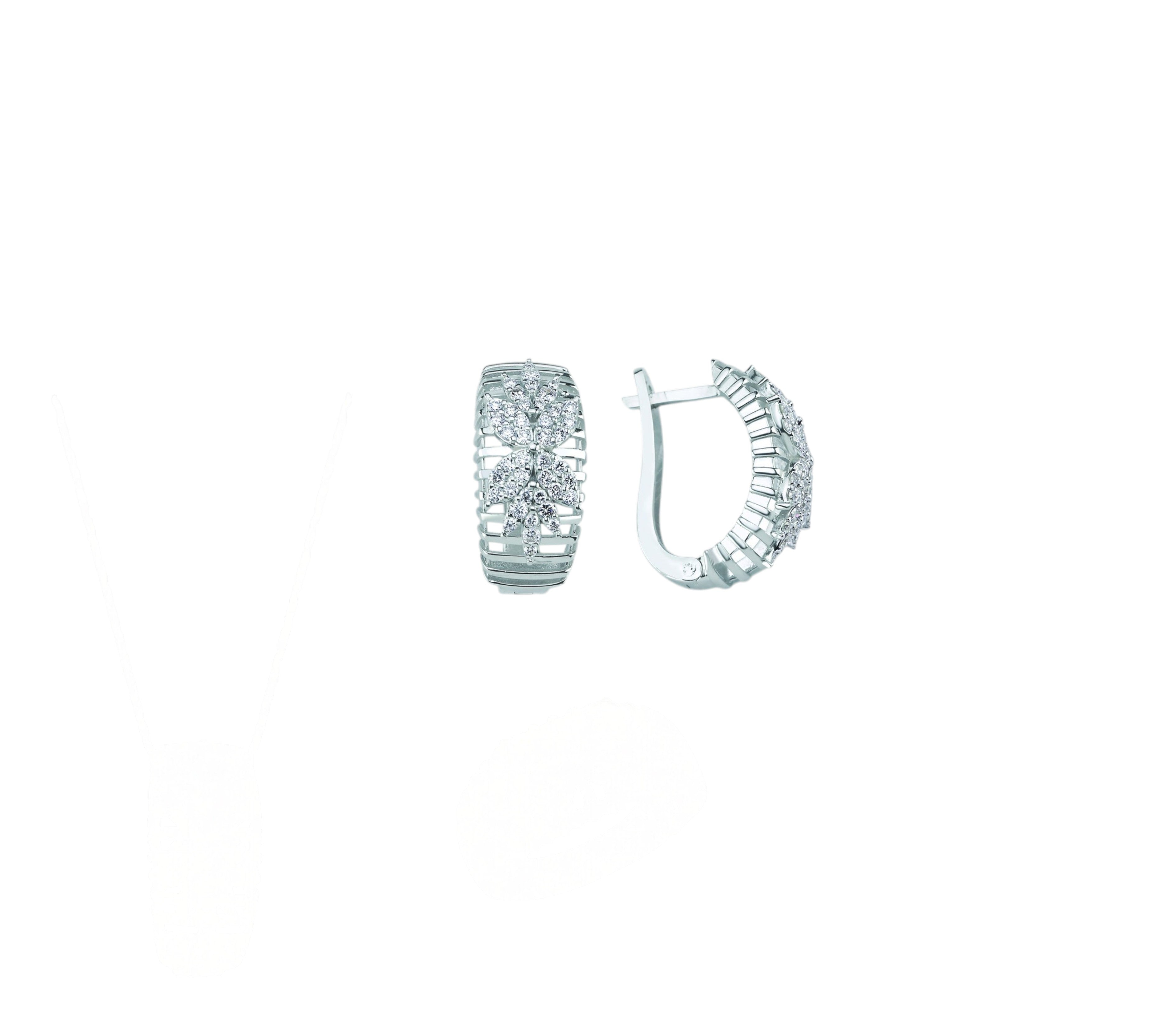 1.65 Ct. Natural Diamond Londia Flora Collection Set in 14K Gold