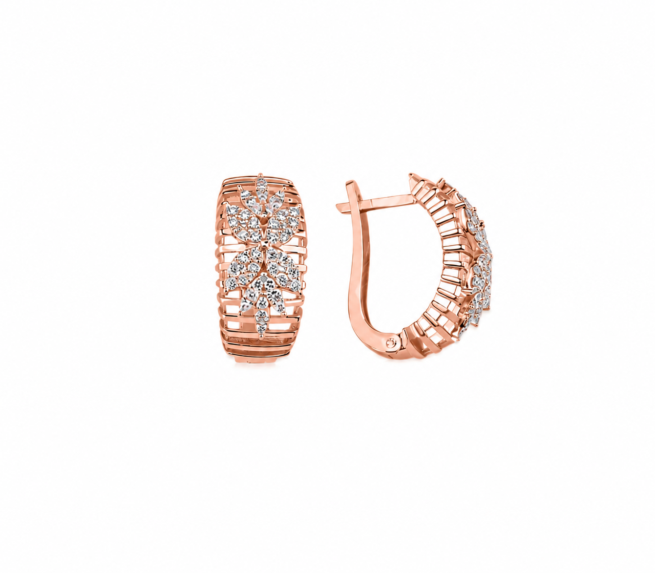 1.65 Ct. Natural Diamond Londia Flora Collection Set in 14K Gold