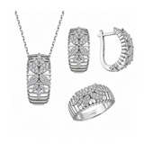 1.65 Carat Natural Diamond Flora Collection Set