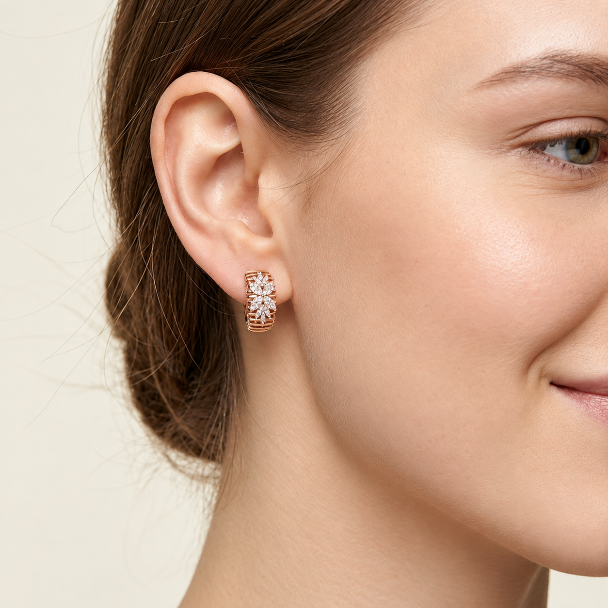 1.65 Carat Natural Diamond Flora Collection Set