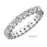 1.75 Ct. F Color Natural Diamond Full Eternity Ring