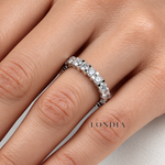 1.75 Ct. F Color Natural Diamond Full Eternity Ring