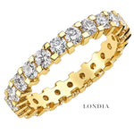 1.75 Ct. F Color Natural Diamond Full Eternity Ring