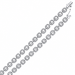 1.80 Ct. Natural Diamond Baguette Design Tennis Bracelet