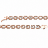 1.80 Ct. Natural Diamond Baguette Design Tennis Bracelet