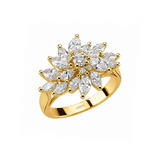 1.85 Carat Natural Diamond Statement Design Ring – 18K Gold
