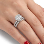  Natural Diamond Bridal Ring Set 