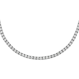 10 Carat Natural Diamond Clair Tennis Necklace