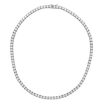 10 Carat Natural Diamond Clair Tennis Necklace