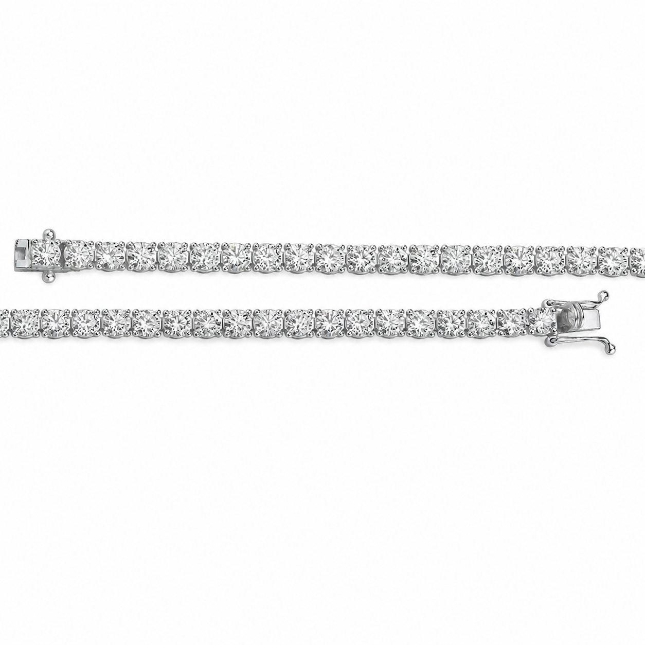 10 Carat Natural Diamond Classic Tennis Bracelet