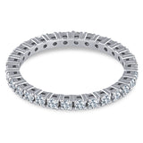 0.80 Ct. Diamond Full Eternity Band Ring in 14K Fine Gold