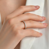 0.80 Ct. Diamond Full Eternity Band Ring in 14K Fine Gold