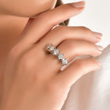 1.50 ct. Diamond ''Valentine'' Design Five Stone Ring in 14K Fine Gold