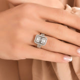 1.80 Carat Natural Diamond Baguette Stone Diamond Ring | LONDIA