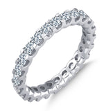 1.00 Ct. Diamond Full Eternity Band Ring in 14K Fine Gold
