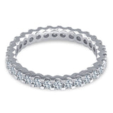 1.00 Ct. Diamond Full Eternity Band Ring in 14K Fine Gold