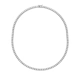 4.00 Carat Diamond Clair Design Tennis Necklace