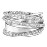 0.70 Carat Natural Diamond Line Design Ring | LONDIA