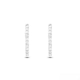 0.50 Carat Natural Diamond Hoop Design Earring | LONDIA