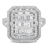 1.10 Carat Natural Diamond Baguette Design Stone Diamond Ring | LONDIA