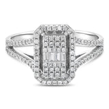 0.40 Carat Natural Diamond Baguette Classic Design Stone Diamond Ring | LONDIA