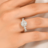 0.70 Ct. Baguette Design Statement Ring in 18K Gold