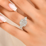 1.25 Ct. Baguette Design Statement Ring in 18K Gold