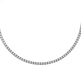 3.00 CTW Diamond Clair Design Tennis Necklace 14k Fine Gold