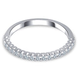 0.30 ct. Diamond Half Eternity Band Ring in 14K Fine Gold