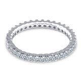 0.75 Ct. Diamond Full Eternity Band Ring in 14K Fine Gold