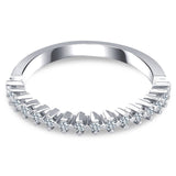 0.20 ct. Diamond Half Eternity Band Ring in 14K Fine Gold