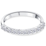0.40 ct. Diamond Eterna Design Half Eternity Band Ring in 14K Fine Gold
