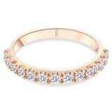 0.40 ct. Diamond Clair Design Half Eternity Band Ring in 14K Fine Gold