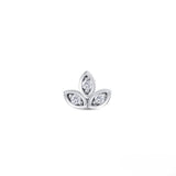 0.03 Carat Londia Diamond Lily Design Piercing