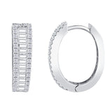 1.55 ct. Baguette Diamond Necklace & Earring Set 18k Gold