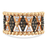 0.35 Ct. Natural Diamond Vintage Design Statement Ring in 14K Gold