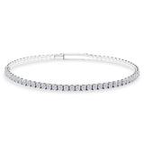 1.45 ct. Flexible Collection Half Eternity Diamond Bracelet 14K Gold