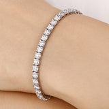 3.00 CTW Diamond Clair Design Tennis Bracelet 18k Fine Gold