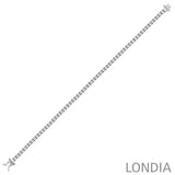 1.25 CTW Diamond Clair Design Tennis Bracelet 14k Fine Gold