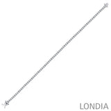 1.00 CTW Diamond Clair Design Tennis Bracelet 14k Fine Gold