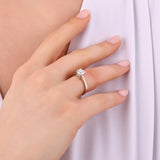 0.70 Ct. Natural Diamond Solitaire ''Classic'' Design Ring In 14K Gold