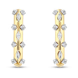 1.05 ct Londia Classy Natural Diamond Earring 18K Fine Gold