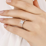 1.00 Ct. Natural Diamond Solitaire ''Valentine'' Ring in 14K Gold