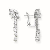 8.00 CTW Diamond Londia Aurora Design Bridal Jewelry Set 18k Fine Gold