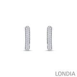 0.55 ct. Round Diamond Hoop Earring 14K Gold