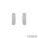 0.50 ct. Round Diamond Hoop Earring 14K Gold