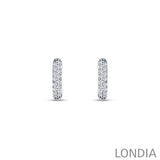 0.30 ct. Round Diamond Hoop Earring 14K Gold
