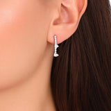 0.95 CTW Diamond Londia Lumera Design Bridal Earring 18k Fine Gold